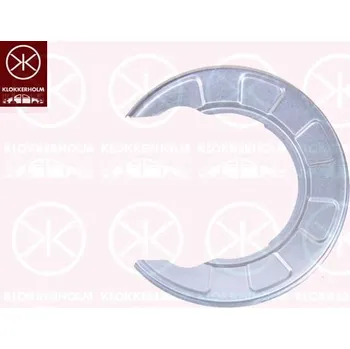 Brzdový systém Ochranný plech proti rozstřikování, brzdový kotouč KLOKKERHOLM 3127870