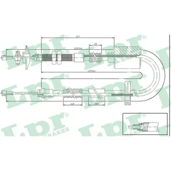 Spojka Tazne lanko, ovladani spojky, , 6025103090, 6025170728, LPR, C0195C