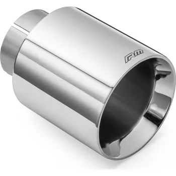 Zadní díl výfuku Koncovka výfuku RM Motors saténová z nerezové oceli, rovná KPCP/DS Vstupní průměr: 63,5 mm, Průměr hrotu: 76 mm, Včetně svorky: Ne