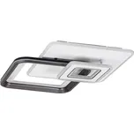 Rabalux 2937 LED přisazený lustr Stregobor 1x48W | 2950lm | 3000K+4000K+6500K - změna teploty světla, noční režim, paměťová funkce, stmívatelné, dálkové ovládání, šedá, bílá + Trio 983-3400 3x LED žárovka TROPFEN 1x4W | E14 | 470lm | 3000K