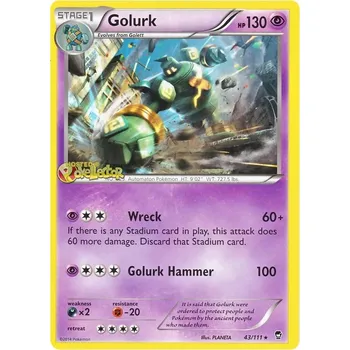 Karetní hra Golurk 043/111 - Furious Fists Typ karty: Non-Holo