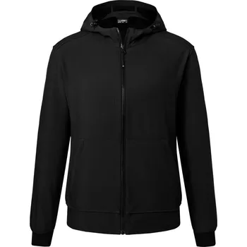 Pánská bunda Daiber Pánská softshell bunda Hooded Softshell Jacket JN1146 Barva: Černá - Černá, Velikost: XXL