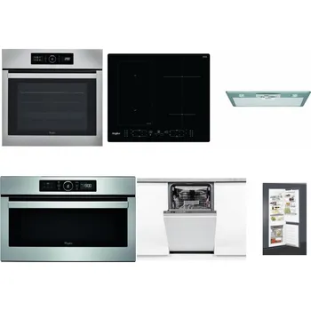 Set domácích spotřebičů WHIRLPOOL ABSOLUTE AKZ9 6230 IX + WHIRLPOOL WL B8160 NE + WHIRLPOOL AKR 650/1 IX + WHIRLPOOL ABSOLUTE AMW 730 IX + WHIRLPOOL WSIO 3O34 PFE X + WHIRLPOOL ART 65031