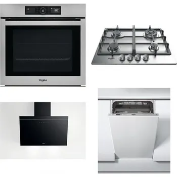 Set domácích spotřebičů WHIRLPOOL AKZ9 9480 IX + WHIRLPOOL TKRL 661 IX EU + WHIRLPOOL AKR 62F LT K + WHIRLPOOL WSIC 3M27 C