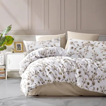 Povlečení Povlečení 160x200 satén listy Puha 1