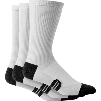 Pánské ponožky Ponožky Fox Level Up Crew Sock 3 Pack white S/M (5-9) 2023 - Odesíláme do 24 hodin