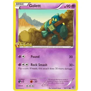 Karetní hra Golett 042/111 - Furious Fists Typ karty: Non-Holo