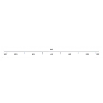 KOVIAN, s.r.o. Madlo 40x40mm, L-5500mm, broušená nerez AISI304
