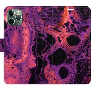 Pouzdro na mobilní telefon Flipové pouzdro iSaprio - Abstract Dark 02 - iPhone 11 Pro