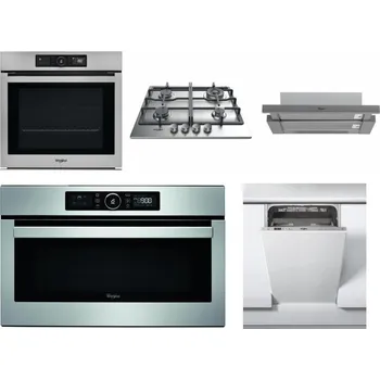 Set domácích spotřebičů WHIRLPOOL AKZ9 9480 IX + WHIRLPOOL TKRL 661 IX EU + WHIRLPOOL AKR 749/1 IX + WHIRLPOOL ABSOLUTE AMW 730 IX + WHIRLPOOL WSIC 3M27 C