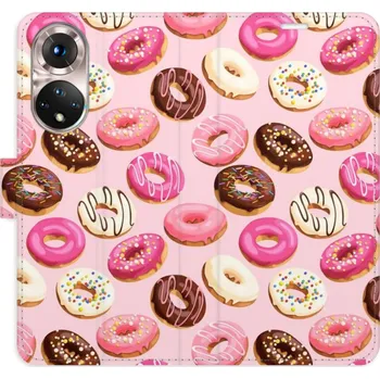 Pouzdro na mobilní telefon Flipové pouzdro iSaprio - Donuts Pattern 03 - Honor 50 / Nova 9