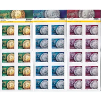 Poštovní známka Swiss post (2022) MiNr. 2750 - 2752 ** 10-bl - Švýcarsko - Mince
