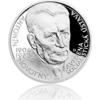 2016 - Stříbrná medaile Českoslovenští prezidenti - Antonín Novotný