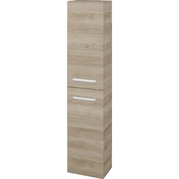 Koupelnový nábytek Dřevojas Vysoká skříň DOS SV1D2 35 - D17 Colorado / Úchytka T01 / D17 Colorado / Pravé