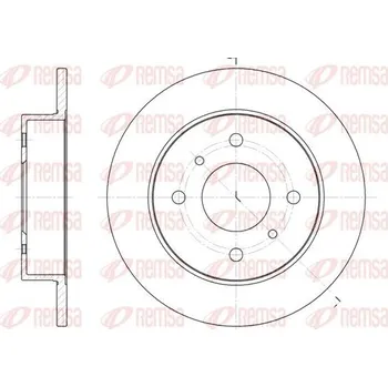 Brzdový kotouč Brzdový kotouč REMSA 6200.00