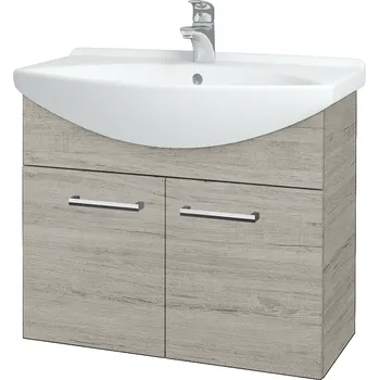 Koupelnový nábytek Dřevojas Koupelnová skříňka TAKE IT SZD2 75 - D05 Oregon / Úchytka T03 / D05 Oregon