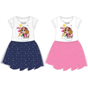 Dívčí oblečení Paw Patrol - Tlapková patrola -Licence Dívčí šaty - Paw Patrol 52232230, tmavě modrá Barva: Modrá tmavě, Velikost: 128