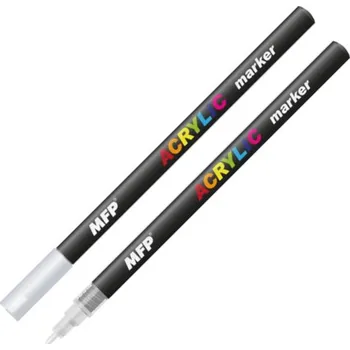 Akrylový popisovač 1ks 1mm stříbrný MFP 947465