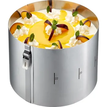 Nádoba na pečení Dortový prsten TONDO CLIP, 15 cm - GEFU (Nastavitelná Forma na dort kulatá TONDO CLIP - GEFU)