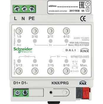 Jistič SCHNEIDER ELECTRIC SCHNEIDER Brána MTN6725-0003 KNX DALI Basic MTN6725-0003