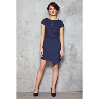 Dámské šaty Dámské šaty M048 elegantní Barva: Tmavě Modrá, Velikost: M