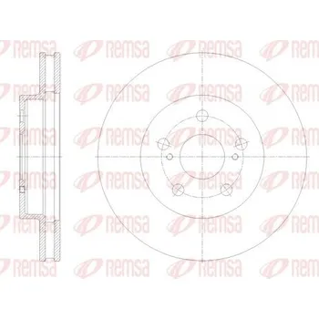 Brzdový kotouč Brzdový kotouč REMSA 62125.10