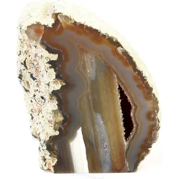 Sběratelství Achátová geoda s dutinkou z Brazílie 213g