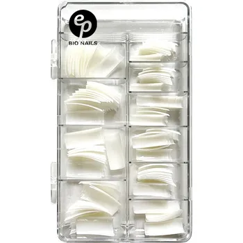 BIO NAILS Nehtové tipy rovné box krátká lepící plocha 120 ks