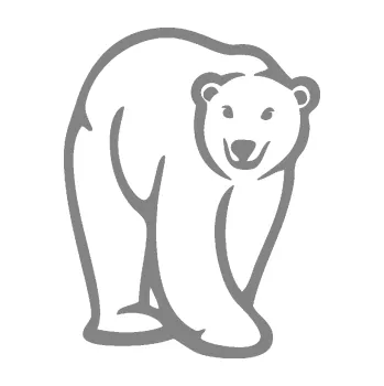 Samolepící dekorace SAMOLEPKA Lední medvěd 004 pravá (17 - šedá) NA AUTO, NÁLEPKA, FÓLIE, POLEP, TUNING, VLASTNÍ TEXT, TISK, AUTOSAMOLEPKY.cz, POLEPY, OBRÁZEK, LOGO, SAMOLEPKY