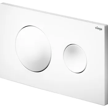 Splachovací tlačítko Viega Prevista ovládací deska plast bílá Visign for Style 20 model 86101