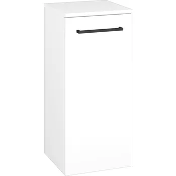 Koupelnový nábytek Dřevojas Nízká skříňka DOS SND 35 - N01 Bílá lesk / Úchytka T06 / M01 Bílá mat / Pravé