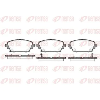 Brzdová destička Sada brzdových destiček, kotoučová brzda REMSA 0694.02