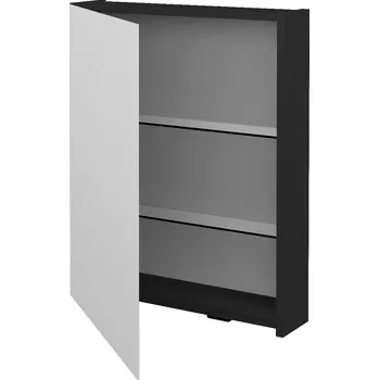 Koupelnový nábytek Dřevojas Jednodveřová galerka PREMIUM GAE 60 - N03 Graphite / Levé