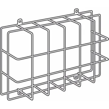 Odpadkový koš ESYLUX SLF Schutzkorb 100ws EN10017971 ochranný koš bílá