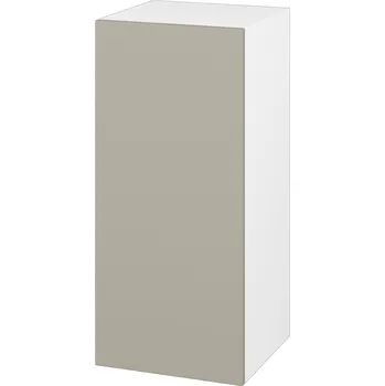 Koupelnový nábytek Dřevojas Horní skříňka SYD 35 - N01 Bílá lesk / Bez úchytky T31 / M05 Béžová mat / Levé