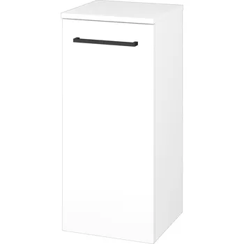 Koupelnový nábytek Dřevojas Nízká skříňka DOS SND 35 - M01 Bílá mat / Úchytka T06 / M01 Bílá mat / Levé