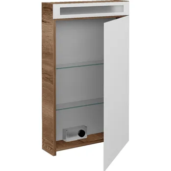 Koupelnový nábytek Dřevojas Jednodveřová galerka AIR GAOE 50 - D21 Tobacco / Pravé