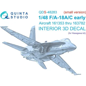 Plastikový model 1/48 F/A-18A / C early 3D-Printed&col.Int. SMALL