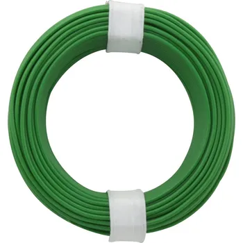 Modelová železnice Kabel zelený 0,14mm 10m - Donau 118-4SB