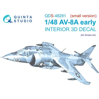 Plastikový model 1/48 AV-8A Early 3D-Printed&col.Int.(KIN) SMALL