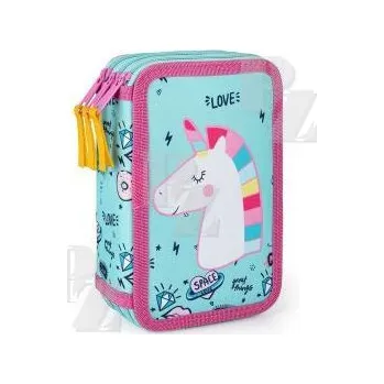 Třípatrový penál Unicorn iconic nevybavený 9-53423, Karton P+P