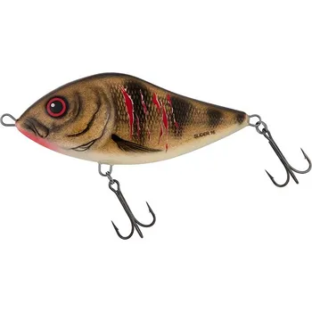 Nástraha Salmo Wobler Slider 16 Sinking Limited Edition Wounded Emerald Perch 16 cm