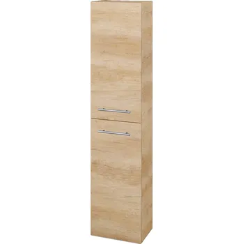 Koupelnový nábytek Dřevojas Vysoká skříň DOOR SV1D2 35 - D15 Nebraska / Úchytka T02 / D15 Nebraska / Levé