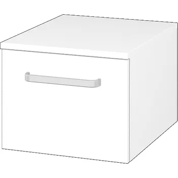Koupelnový nábytek Dřevojas Nízká skříňka DOS SNZ1 40 - M01 Bílá mat / Úchytka T01 / M01 Bílá mat