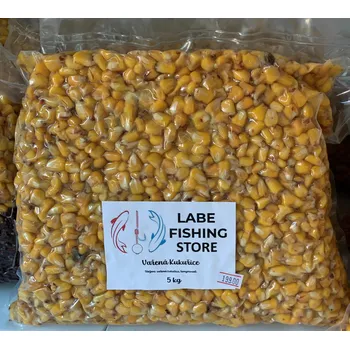 Návnadová surovina Labe Fishing Store Vařená kukuřice extra sladká- 5kg