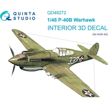 Plastikový model 1/48 P-40B 3D-Printed&col. Interior (AIRF)