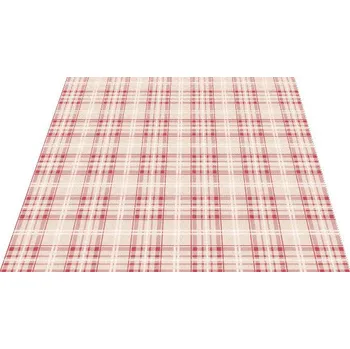 ubrus Středový ubrus KÁRO 85 x 85 cm červený