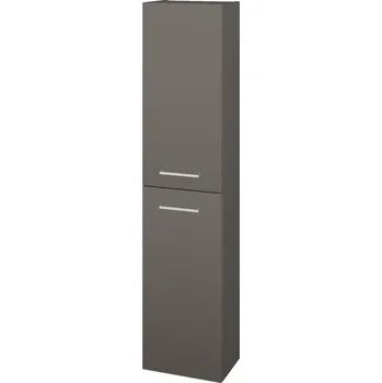 Koupelnový nábytek Dřevojas Vysoká skříň DOOR SV1D2 35 - N06 Lava / Úchytka T04 / N06 Lava / Levé