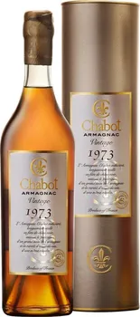 Brandy Armagnac Chabot Vintage 1973 40 % 0,7 l tuba