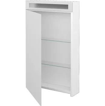 Koupelnový nábytek Dřevojas Jednodvéřová galerka MAX GAO 50 - M01 Bílá mat / Levé